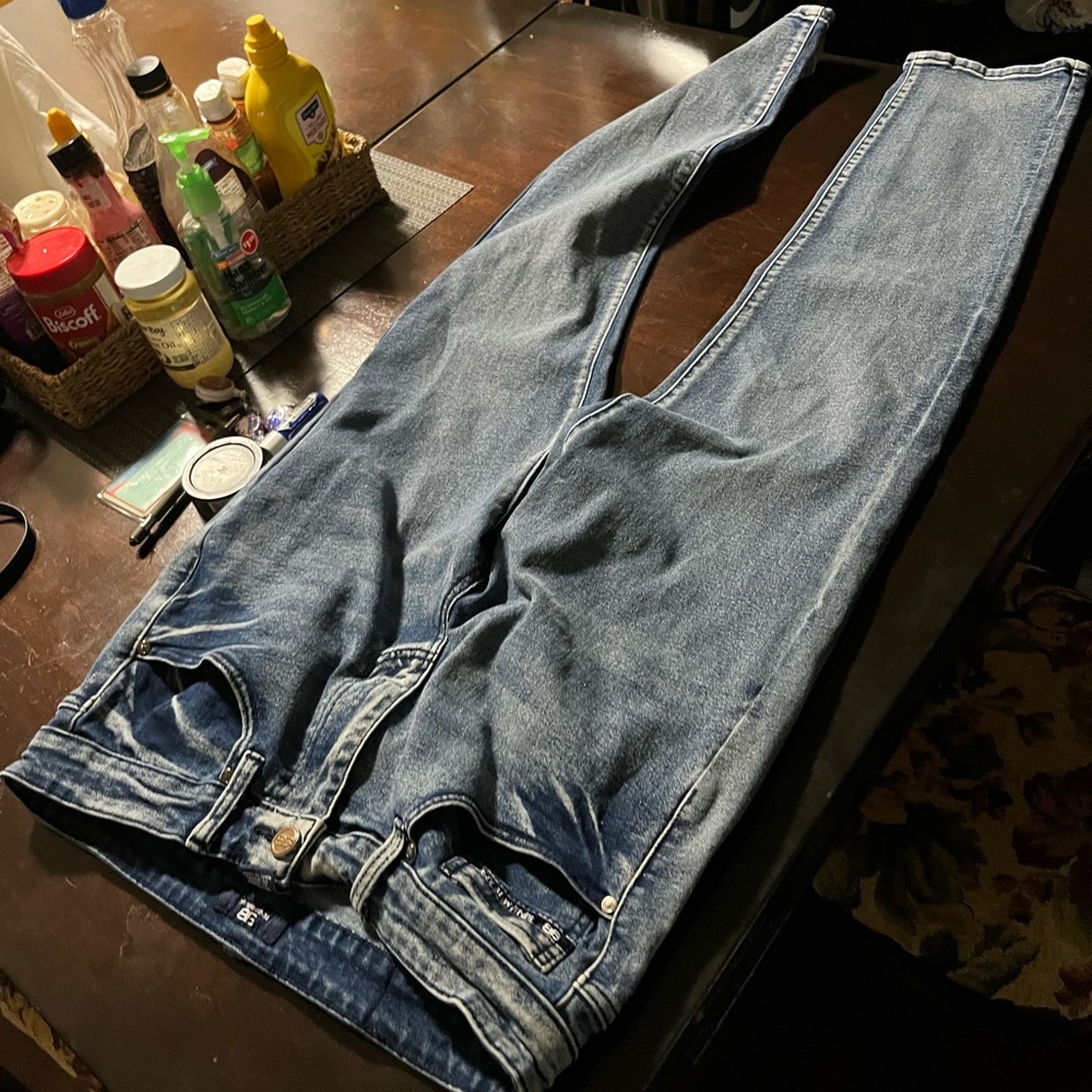 Benjamin Walk Dark Blue Straight Jeans